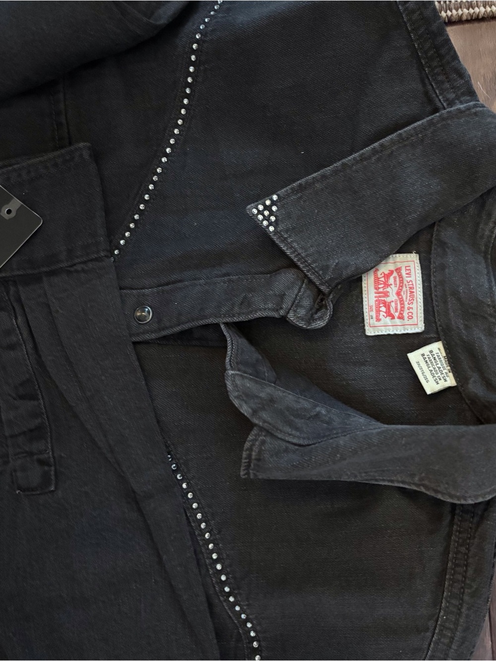 Rhinestone cowgirl shirt/jacket by Levi’s 2X